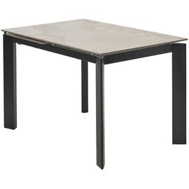 Стол CORNER 120 GLOSS AMBER JADE SOLID CERAMIC / BLACK, ®DISAUR | Интернет магазин мебели и декора LifeDekor