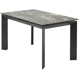 Стол CREMONA 140 KL-176, итальянская керамика/ черный каркас, ®DISAUR | Интернет магазин мебели и декора LifeDekor