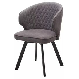 Стул SKAT, цвет B28 Темно-серый, велюр / черный каркас, поворот.360 град. М-City | Интернет магазин мебели и декора LifeDekor