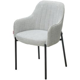 Стул WILSON Daly-11 светло-серый, ткань / черный каркас, ®DISAUR | Интернет магазин мебели и декора LifeDekor