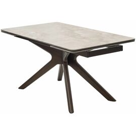 Стол EDER 160 GLOSS AMBER JADE SOLID CERAMIC / Орех, ®DISAUR | Интернет магазин мебели и декора LifeDekor