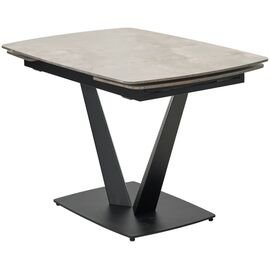 Стол ALATRI 120 GLOSS AMBER JADE SOLID CERAMIC / BLACK, ®DISAUR | Интернет магазин мебели и декора LifeDekor