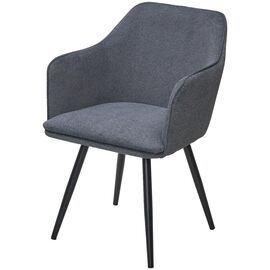 Стул FORT 360 град. поворот. NS13 Графит, букле / черный каркас, М-City | Интернет магазин мебели и декора LifeDekor