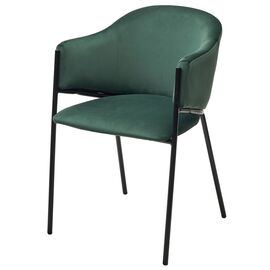 Стул ДИЛЛ, цвет H-30 изумрудный, велюр / черный каркас М-City | Интернет магазин мебели и декора LifeDekor