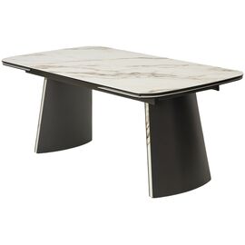 Стол VALDEMAR 180 KL-188 итальянская керамика, стекло/ каркас темно-серый/Kl-188, ®DISAUR | Интернет магазин мебели и декора LifeDekor