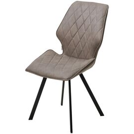 Стул РАФАЭЛЬ, цвет Style-04 Таупе, экокожа / черный каркас М-City | Интернет магазин мебели и декора LifeDekor