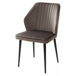 Стул SEATTLE-V ГРАФИТ #14, велюр / черный каркас М-City | Интернет магазин мебели и декора LifeDekor