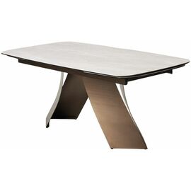 Стол YON 180 TL-109, испанская керамика / Шоколадное золото каркас, ®DISAUR | Интернет магазин мебели и декора LifeDekor