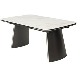 Стол VALDEMAR 180 KL-99 итальянская керамика, стекло/ каркас темно-серый/Kl-188, ®DISAUR | Интернет магазин мебели и декора LifeDekor