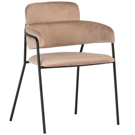 Стул Napoli латте с черными ножками, Цвет: Латте | Интернет магазин мебели и декора LifeDekor