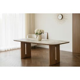 Стол BARK 180 цвет CA035, керамика / Орех, ®DISAUR | Интернет магазин мебели и декора LifeDekor