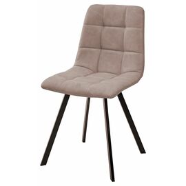 Стул CHILLI SQUARE RU-09 серо-бежевый винтаж, PU / черный каркас М-City | Интернет магазин мебели и декора LifeDekor