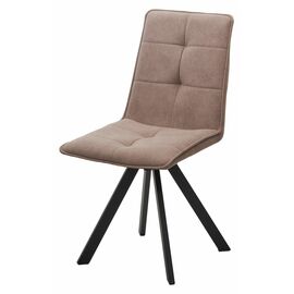 Стул BRONX, цвет B5 Капучино, велюр / черный каркас, поворот.360 град. М-City | Интернет магазин мебели и декора LifeDekor