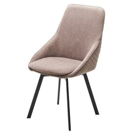 Стул CASA, цвет B5 Капучино, велюр / черный каркас, поворот.360 град. М-City | Интернет магазин мебели и декора LifeDekor