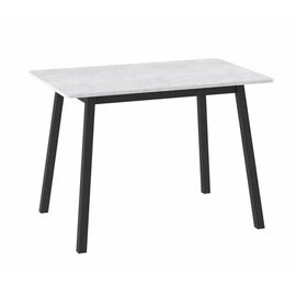 Стол Бриз раздвижной 110(140)х70, Серый сланец/Черный | Интернет магазин мебели и декора LifeDekor