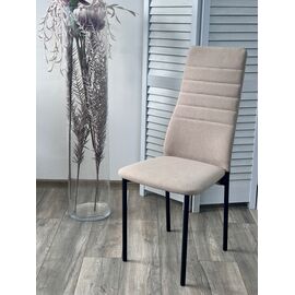 Стул МОНАКО Marseille-13 Латте, велюр / черный каркас M-City | Интернет магазин мебели и декора LifeDekor