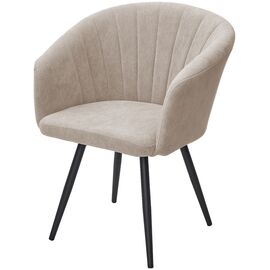 Стул RUNA, 360 град. поворот. B03 Бежевый, велюр / черный каркас, М-City | Интернет магазин мебели и декора LifeDekor
