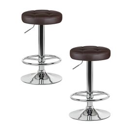 Набор 2 шт Табурет барный DOBRIN BRUNO, коричневый, Вариант: коричневый | Интернет магазин мебели и декора LifeDekor