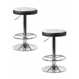 Набор 2 шт Табурет барный DOBRIN BRUNO, кремово-коричневый, Вариант: кремово-коричневый | Интернет магазин мебели и декора LifeDekor