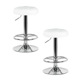 Набор 2 шт Табурет барный DOBRIN BRUNO, белый, Вариант: белый | Интернет магазин мебели и декора LifeDekor