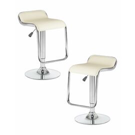 Набор 2 шт Стул барный DOBRIN CRACK, кремовый, Вариант: кремовый | Интернет магазин мебели и декора LifeDekor