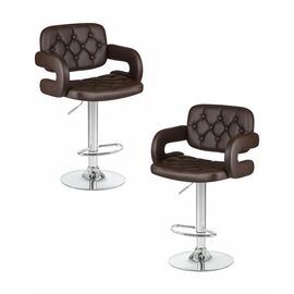 Набор 2 шт Стул барный DOBRIN TIESTO, коричневый, Вариант: коричневый | Интернет магазин мебели и декора LifeDekor