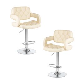Набор 2 шт Стул барный DOBRIN TIESTO, кремовый, Вариант: кремовый | Интернет магазин мебели и декора LifeDekor