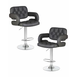 Набор 2 шт Стул барный DOBRIN TIESTO, серый, Вариант: серый | Интернет магазин мебели и декора LifeDekor