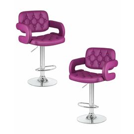 Набор 2 шт Стул барный DOBRIN TIESTO, фиолетовый, Вариант: фиолетовый | Интернет магазин мебели и декора LifeDekor