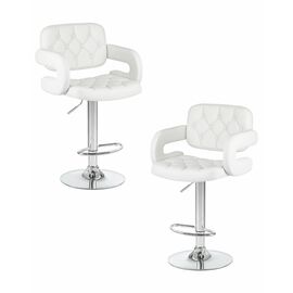 Набор 2 шт Стул барный DOBRIN TIESTO, белый, Вариант: белый | Интернет магазин мебели и декора LifeDekor