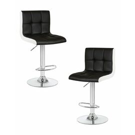 Набор 2 шт Стул барный DOBRIN CANDY, чёрно-белый, Вариант: чёрно-белый | Интернет магазин мебели и декора LifeDekor