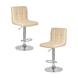 Набор 2 шт Стул барный DOBRIN CANDY, кремовый, Вариант: кремовый | Интернет магазин мебели и декора LifeDekor