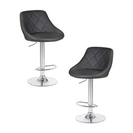 Набор 2 шт Стул барный DOBRIN LOGAN, серый, Вариант: серый | Интернет магазин мебели и декора LifeDekor