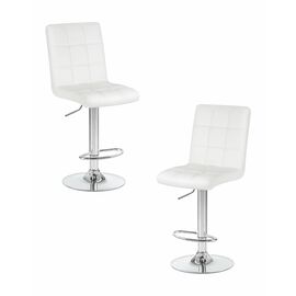 Набор 2 шт Стул барный DOBRIN KRUGER, белый, Вариант: белый | Интернет магазин мебели и декора LifeDekor
