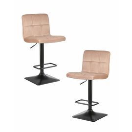 Набор 2 шт Стул барный DOBRIN DOMINIC, мокко велюр (MJ9-9), Вариант: мокко велюр (MJ9-9) | Интернет магазин мебели и декора LifeDekor