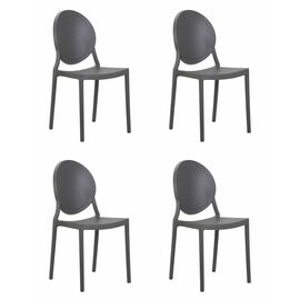 Набор 4 шт Стул обеденный DOBRIN ALBERT, цвет серый, Вариант: цвет серый | Интернет магазин мебели и декора LifeDekor
