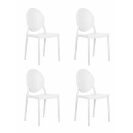 Набор 4 шт Стул обеденный DOBRIN ALBERT, цвет белый, Вариант: цвет белый | Интернет магазин мебели и декора LifeDekor