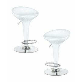 Набор 2 шт Стул барный DOBRIN BOMBA, белый, Вариант: белый | Интернет магазин мебели и декора LifeDekor