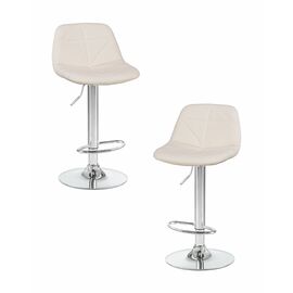 Набор 2 шт Стул барный DOBRIN DINA, кремовый, Вариант: кремовый | Интернет магазин мебели и декора LifeDekor