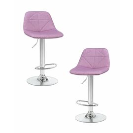 Набор 2 шт Стул барный DOBRIN DINA, фиолетовый, Вариант: фиолетовый | Интернет магазин мебели и декора LifeDekor