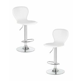 Набор 2 шт Стул барный DOBRIN ELISA, белый, Вариант: белый | Интернет магазин мебели и декора LifeDekor