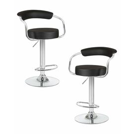 Набор 2 шт Стул барный DOBRIN MARTA, чёрный, Вариант: чёрный | Интернет магазин мебели и декора LifeDekor