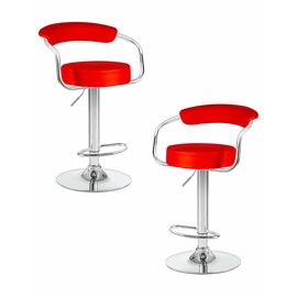 Набор 2 шт Стул барный DOBRIN MARTA, красный, Вариант: красный | Интернет магазин мебели и декора LifeDekor