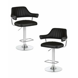 Набор 2 шт Стул барный DOBRIN CHARLY, чёрный, Вариант: чёрный | Интернет магазин мебели и декора LifeDekor