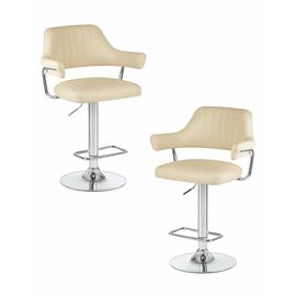 Набор 2 шт Стул барный DOBRIN CHARLY, кремовый, Вариант: кремовый | Интернет магазин мебели и декора LifeDekor