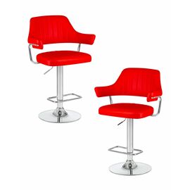 Набор 2 шт Стул барный DOBRIN CHARLY, красный, Вариант: красный | Интернет магазин мебели и декора LifeDekor