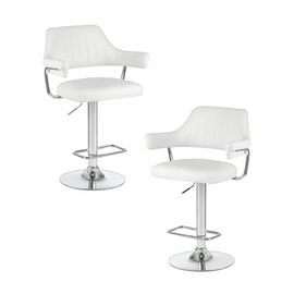 Набор 2 шт Стул барный DOBRIN CHARLY, белый, Вариант: белый | Интернет магазин мебели и декора LifeDekor