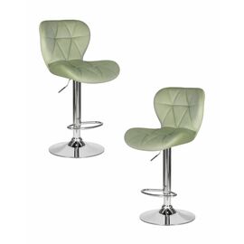 Набор 2 шт Стул барный DOBRIN BARNY, мятный велюр (MJ9-87), Вариант: мятный велюр (MJ9-87) | Интернет магазин мебели и декора LifeDekor