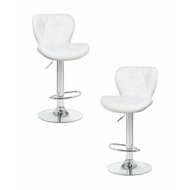 Набор 2 шт Стул барный DOBRIN BARNY, белый, Вариант: белый | Интернет магазин мебели и декора LifeDekor