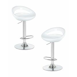 Набор 2 шт Стул барный DOBRIN DISCO, белый, Вариант: белый | Интернет магазин мебели и декора LifeDekor